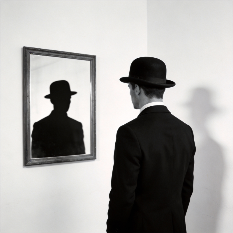 镜中影 人影相随图片