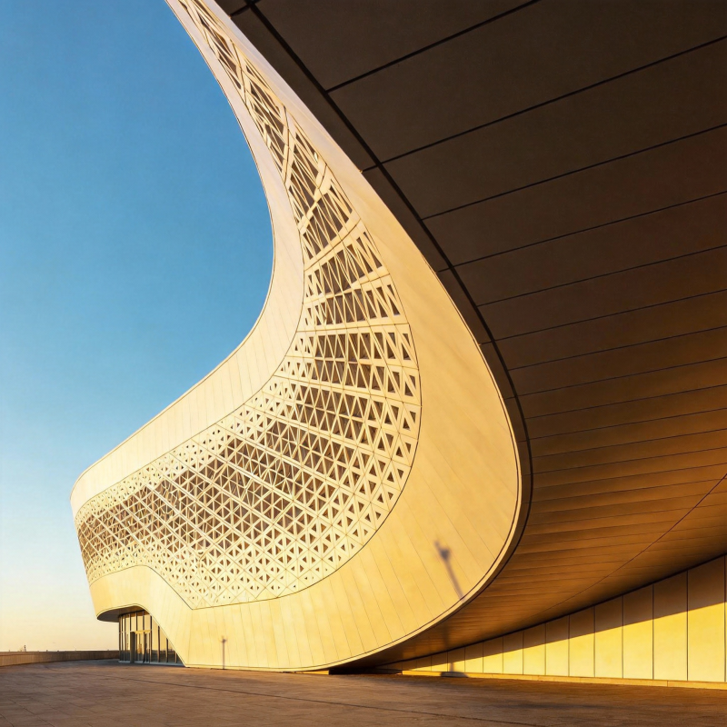 流线建筑之美图片