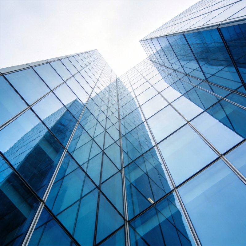 玻璃幕墙高楼图片