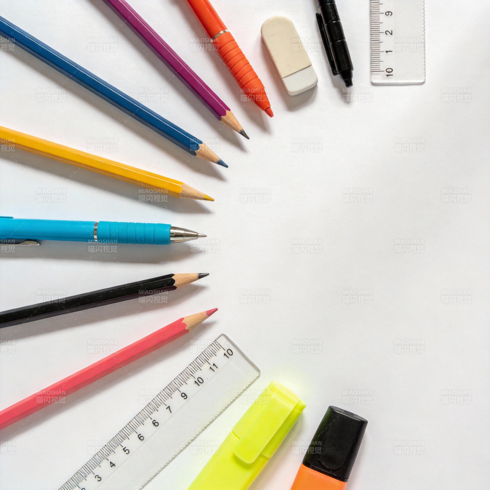 文具静物图图片