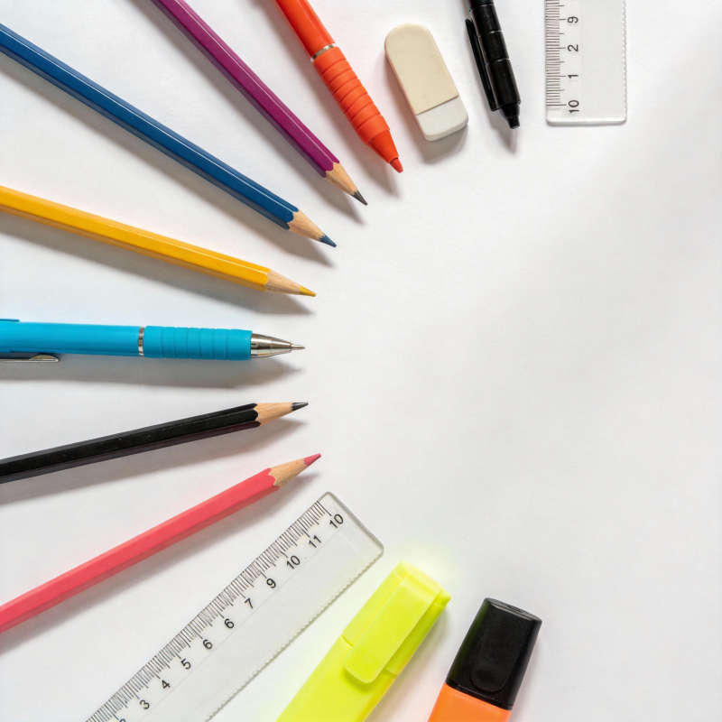 文具静物图图片