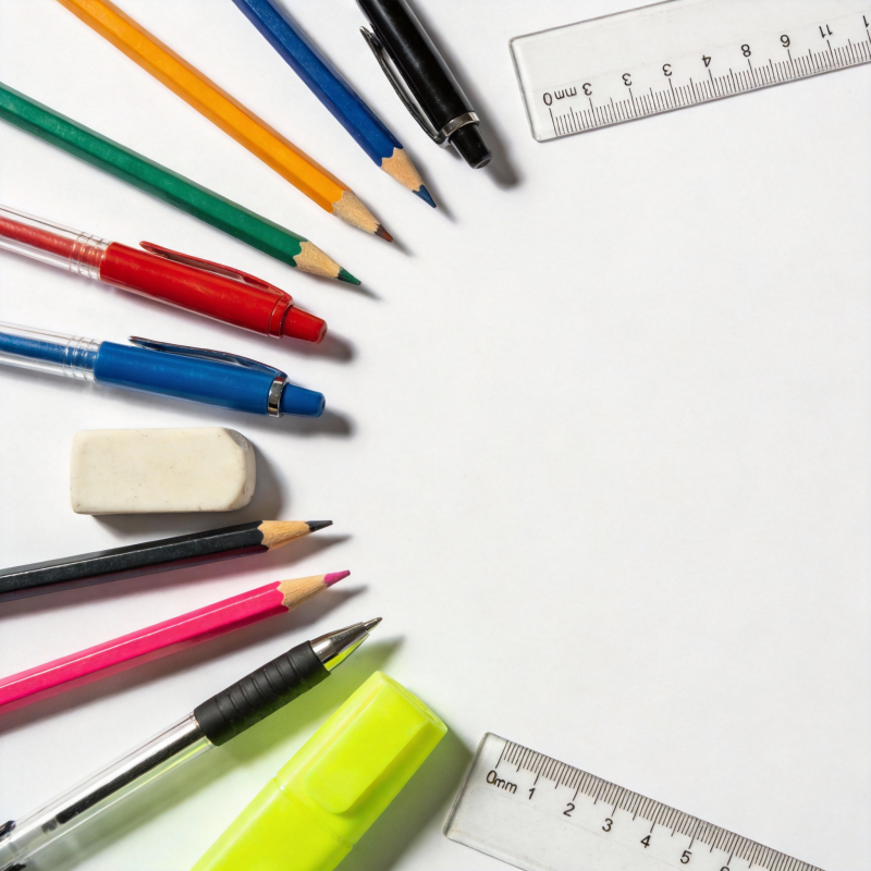 文具静物图图片
