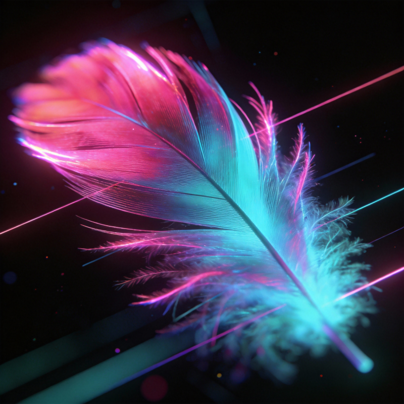 霓虹羽翼图片