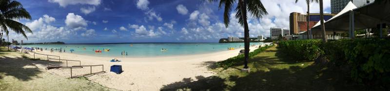 关岛热带海滩风光图片