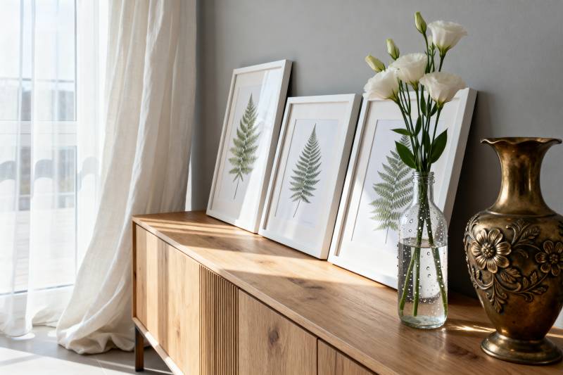 窗边静物雅致摆设图片