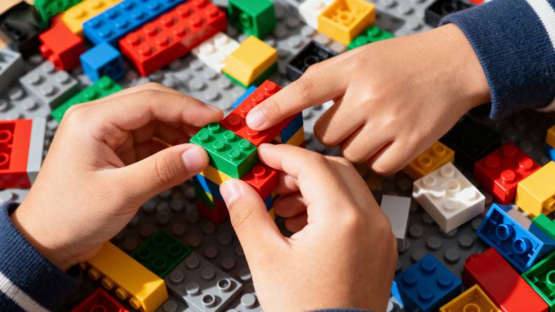 乐高积木拼搭趣图片