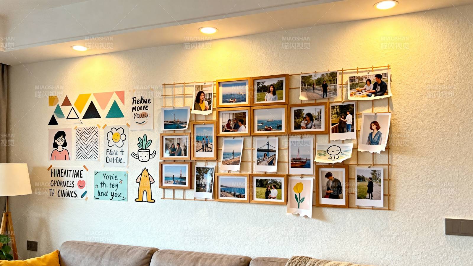 温馨家居照片墙图片