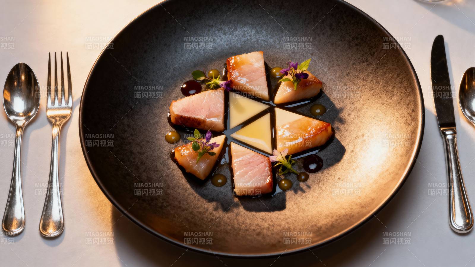 精致三文鱼拼盘图片