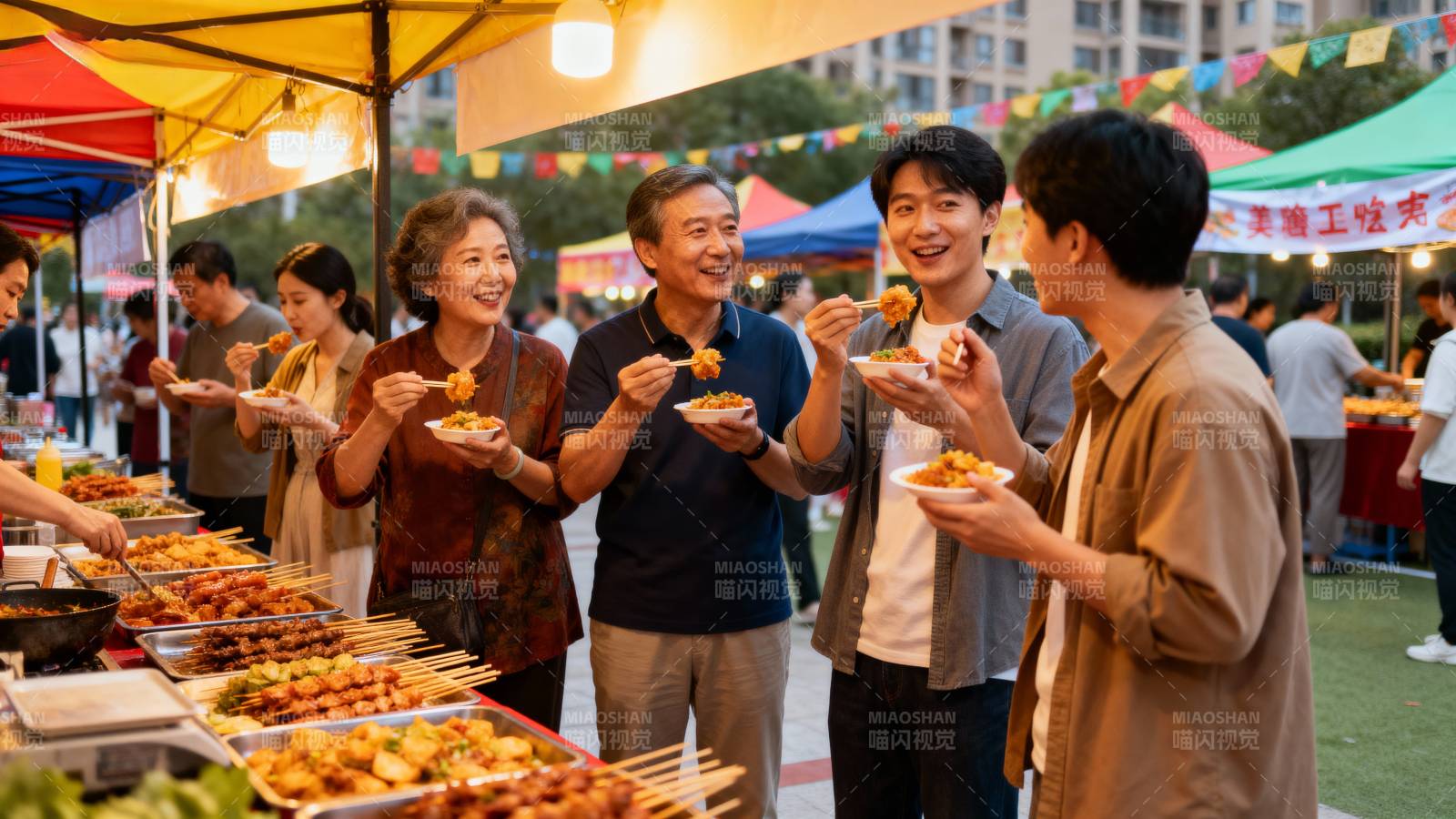 夜市美食乐享时刻图片