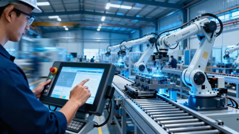 智能制造现场图片