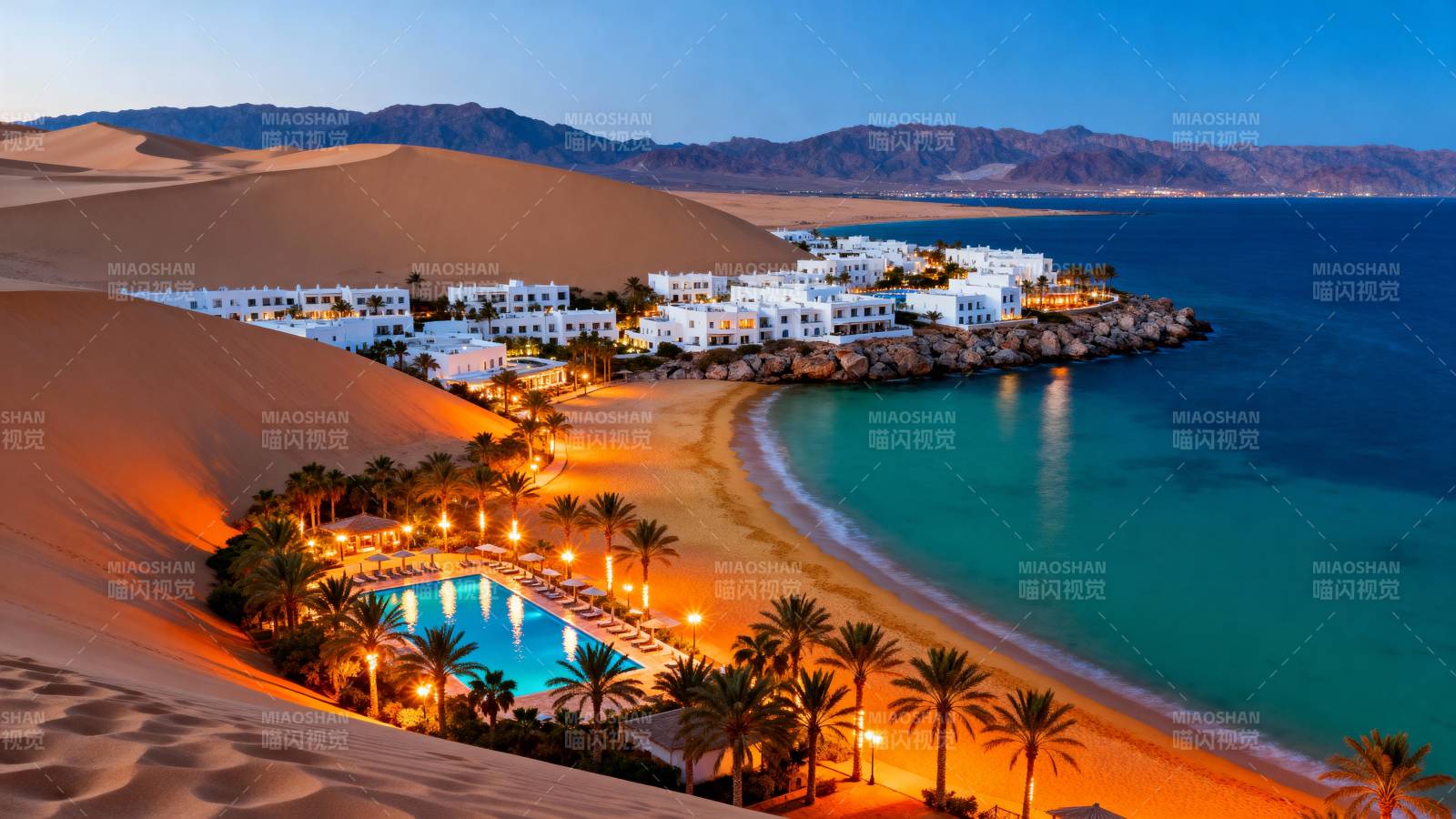 沙漠海滨度假胜地图片