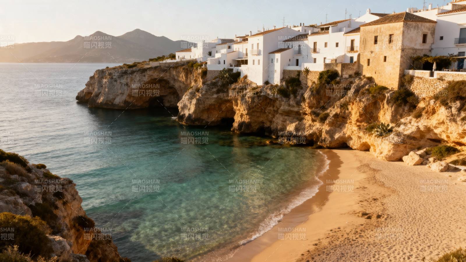 海滨小镇风光图片