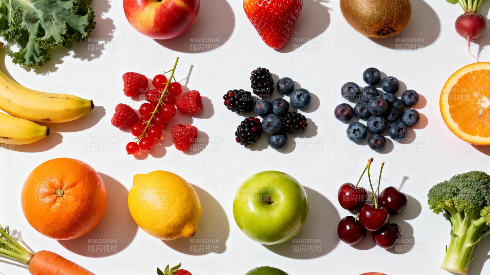 新鲜果蔬拼盘图片