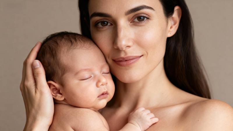 母爱温柔瞬间图片