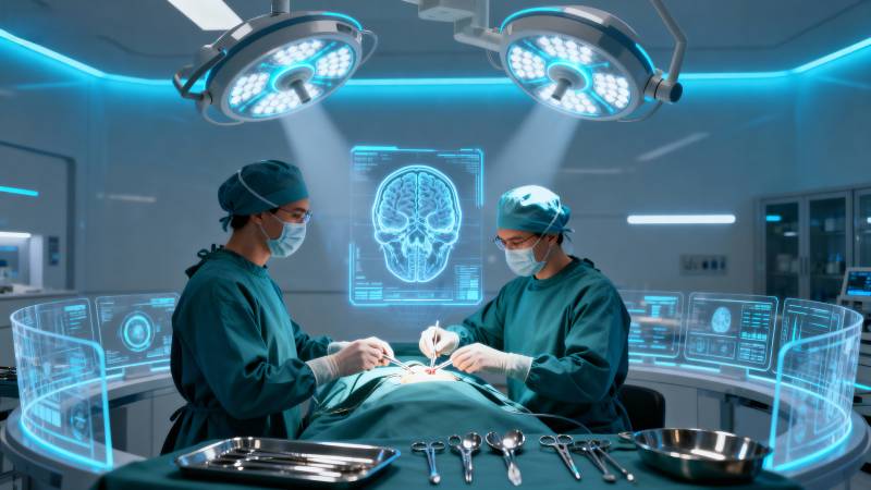 未来手术室场景图片