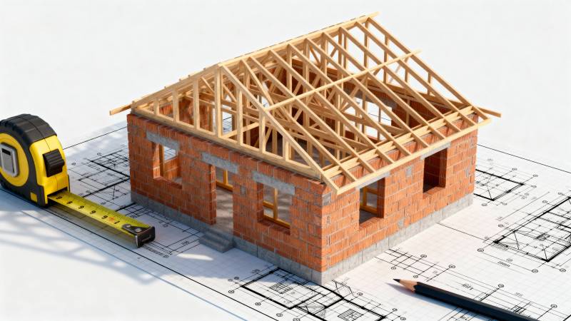 房屋建造模型图图片