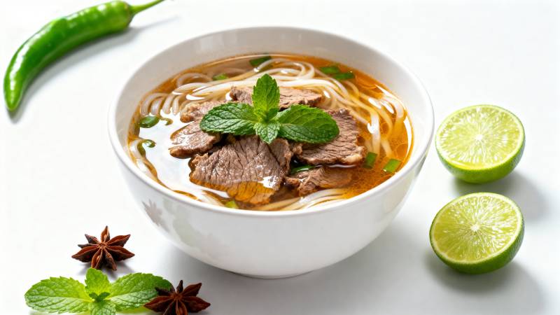 越南牛肉粉图片