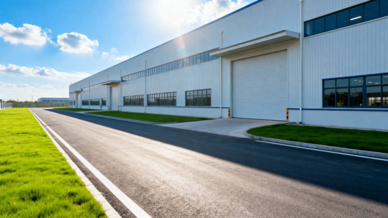 现代化工业厂房图片