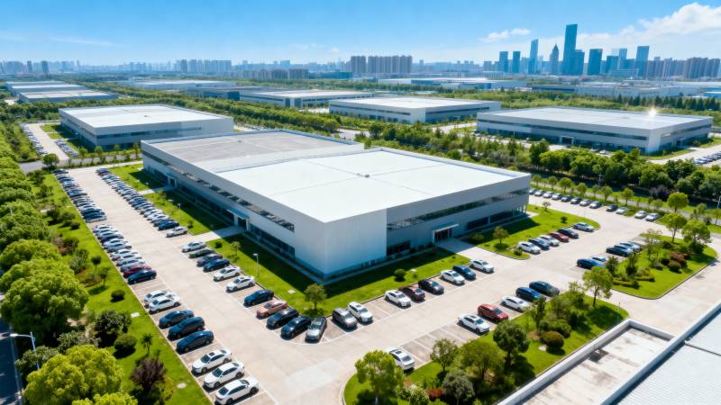 现代化工业园区图片