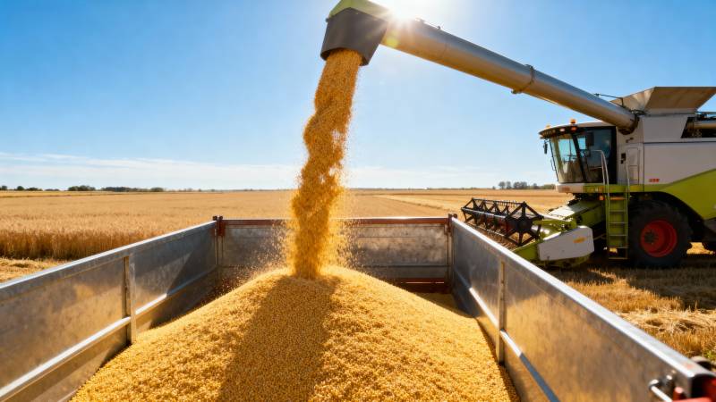 金秋丰收景象图片