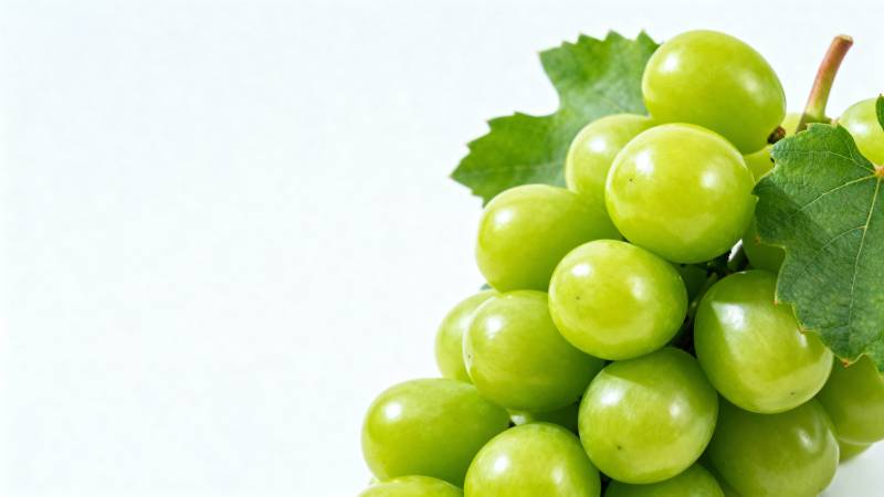 青葡萄特写图片