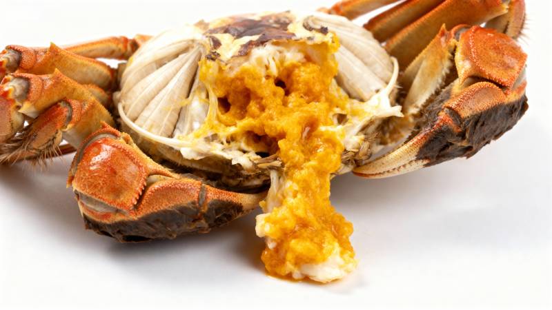 蟹黄饱满诱人图片