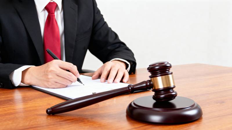 律师签署文件图片