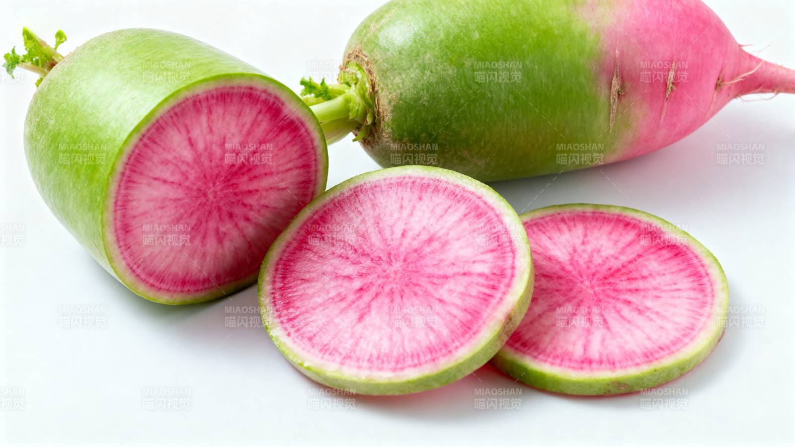 红心萝卜切片图图片