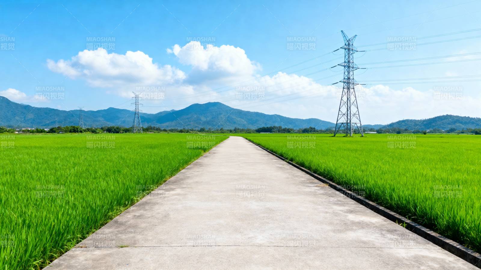 绿野长路通远方图片