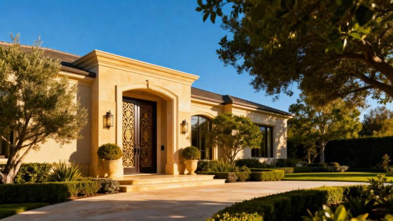 豪华别墅入口图片