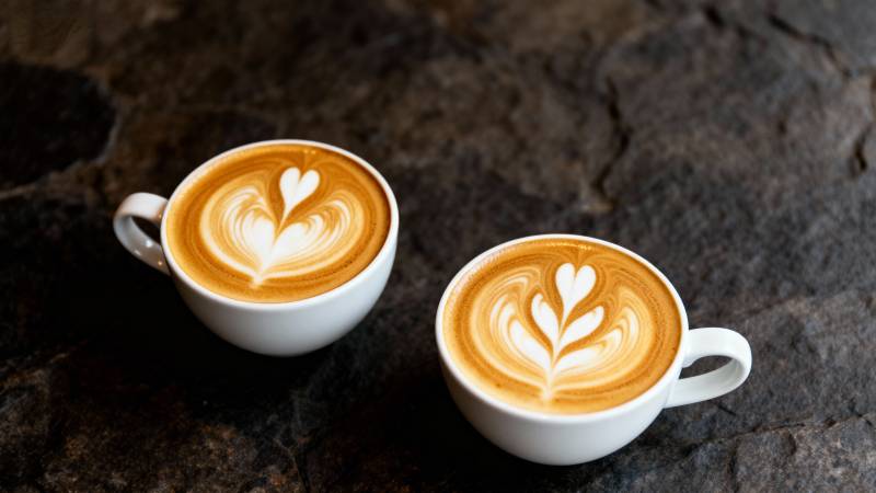 咖啡拉花艺术图片