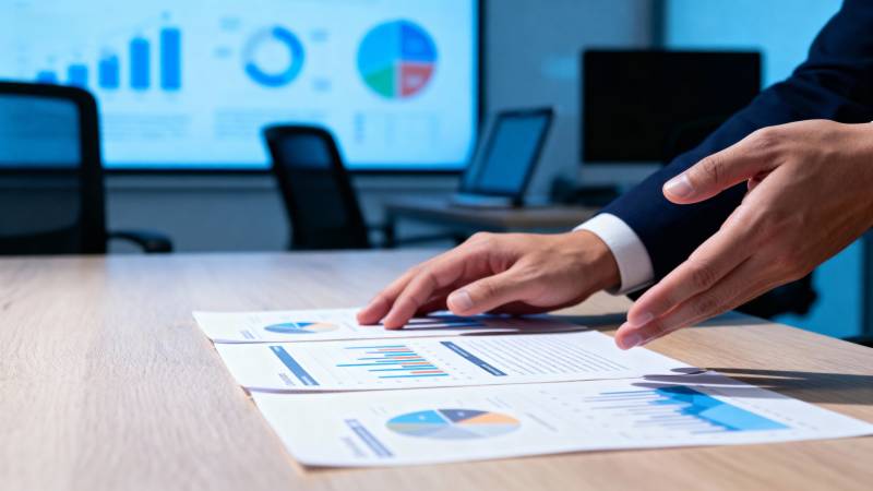 商务分析报告展示图片