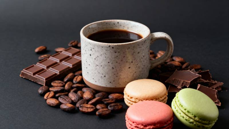 咖啡与甜点时光图片