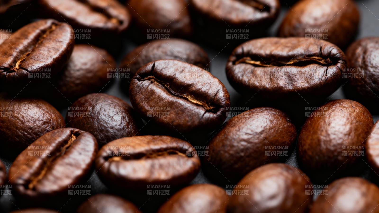 咖啡豆特写图片