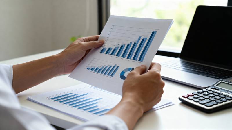 分析财务图表图片