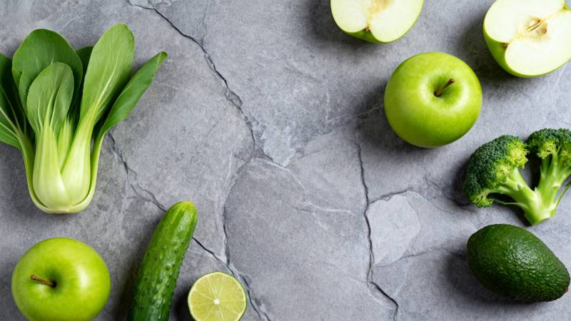 新鲜蔬果拼盘图片