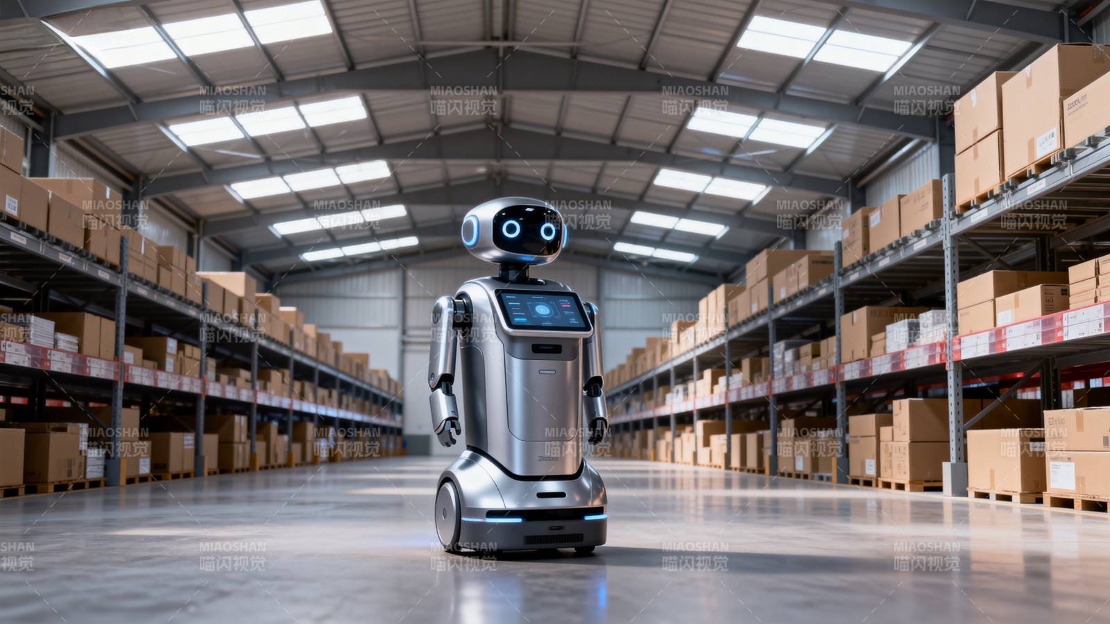 智能机器人仓库巡检图片
