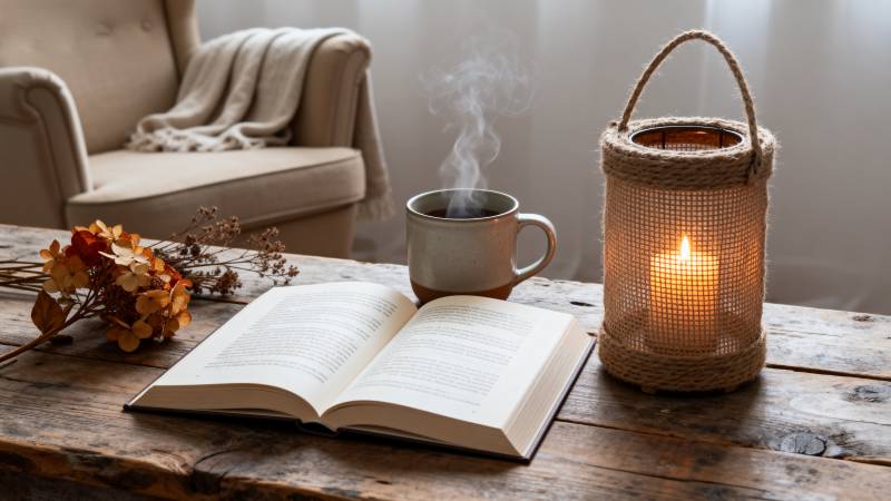 静谧阅读时光图片