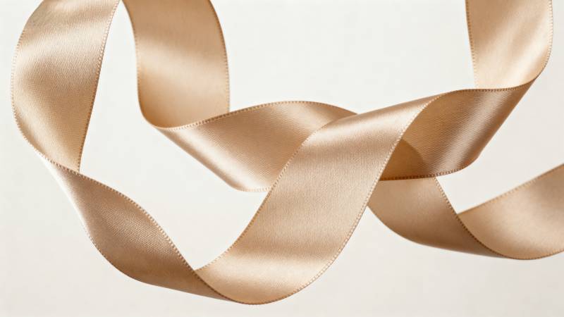 金色丝带飘逸图片