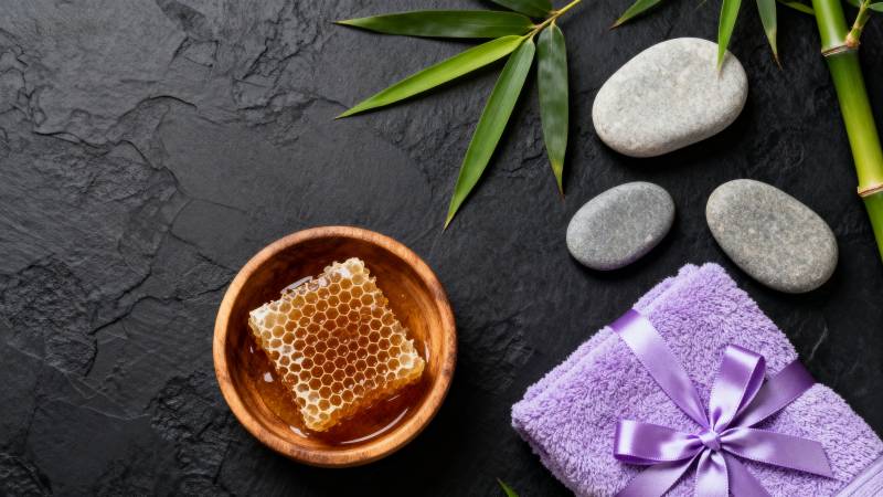 天然蜂蜜SPA护理图片