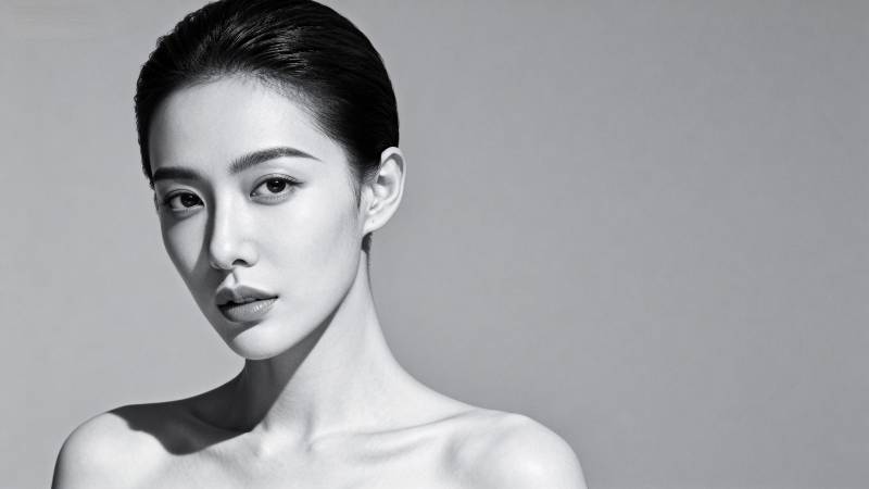 优雅女性肖像图片