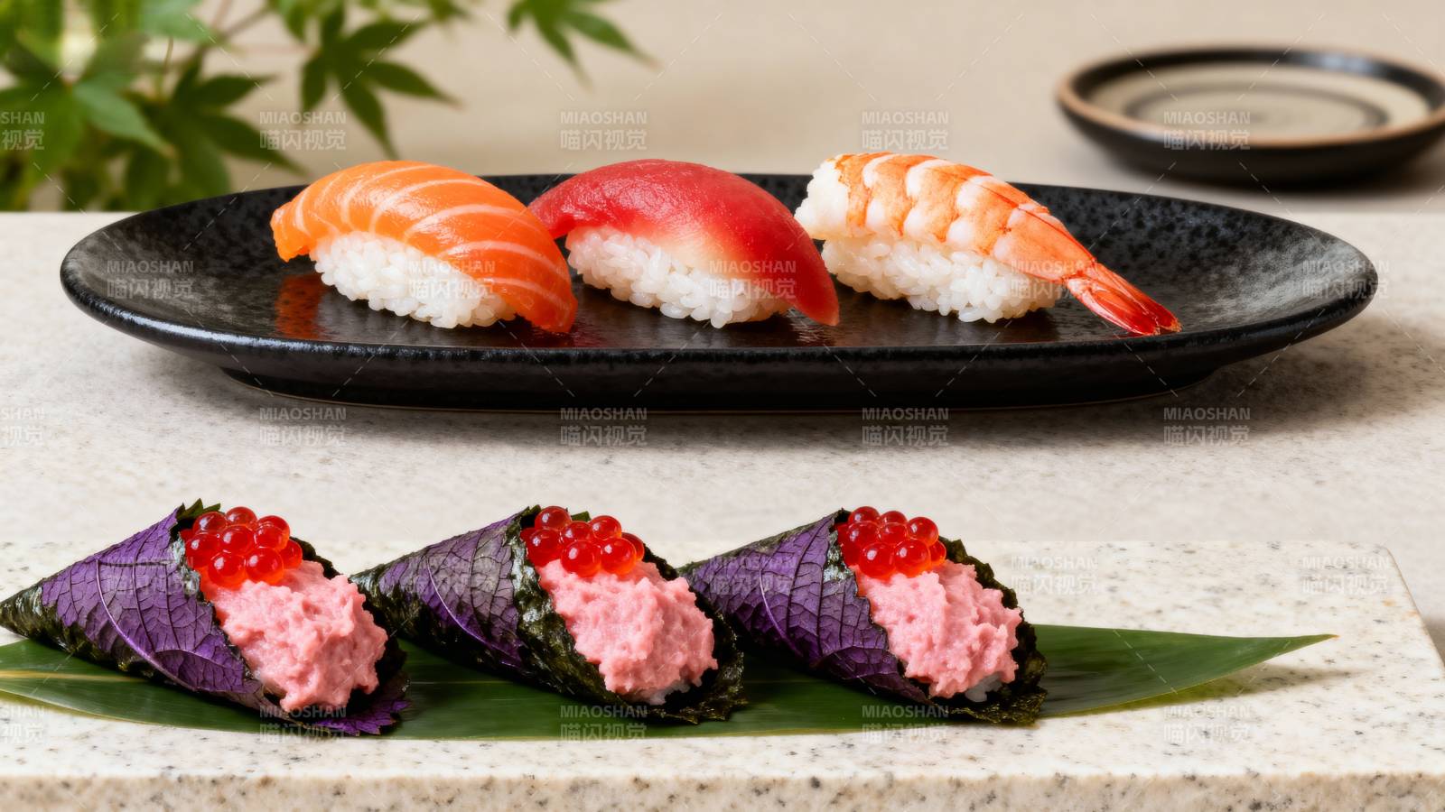精致寿司拼盘图片