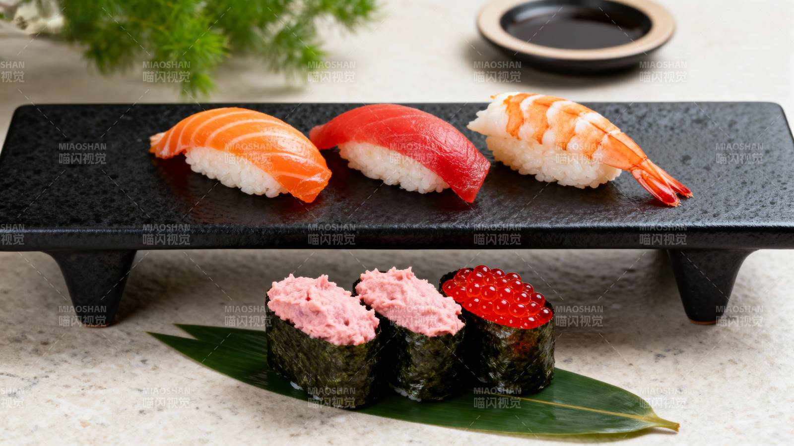 精致寿司拼盘图片