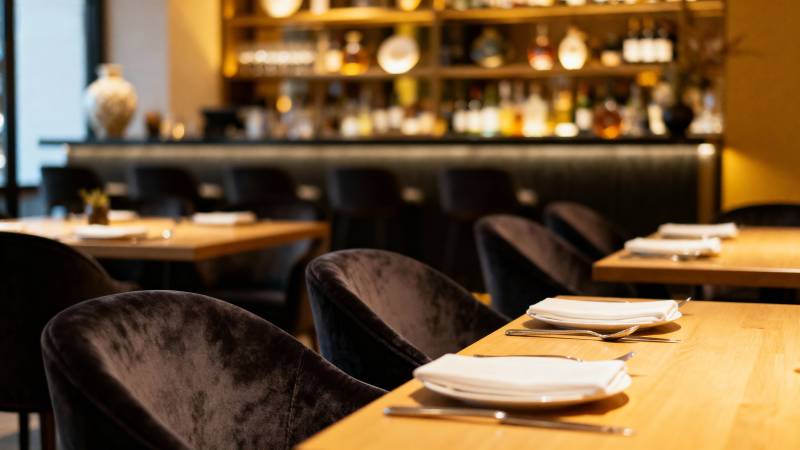 温馨餐厅一角图片