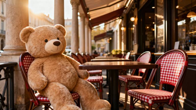 泰迪熊咖啡馆时光图片