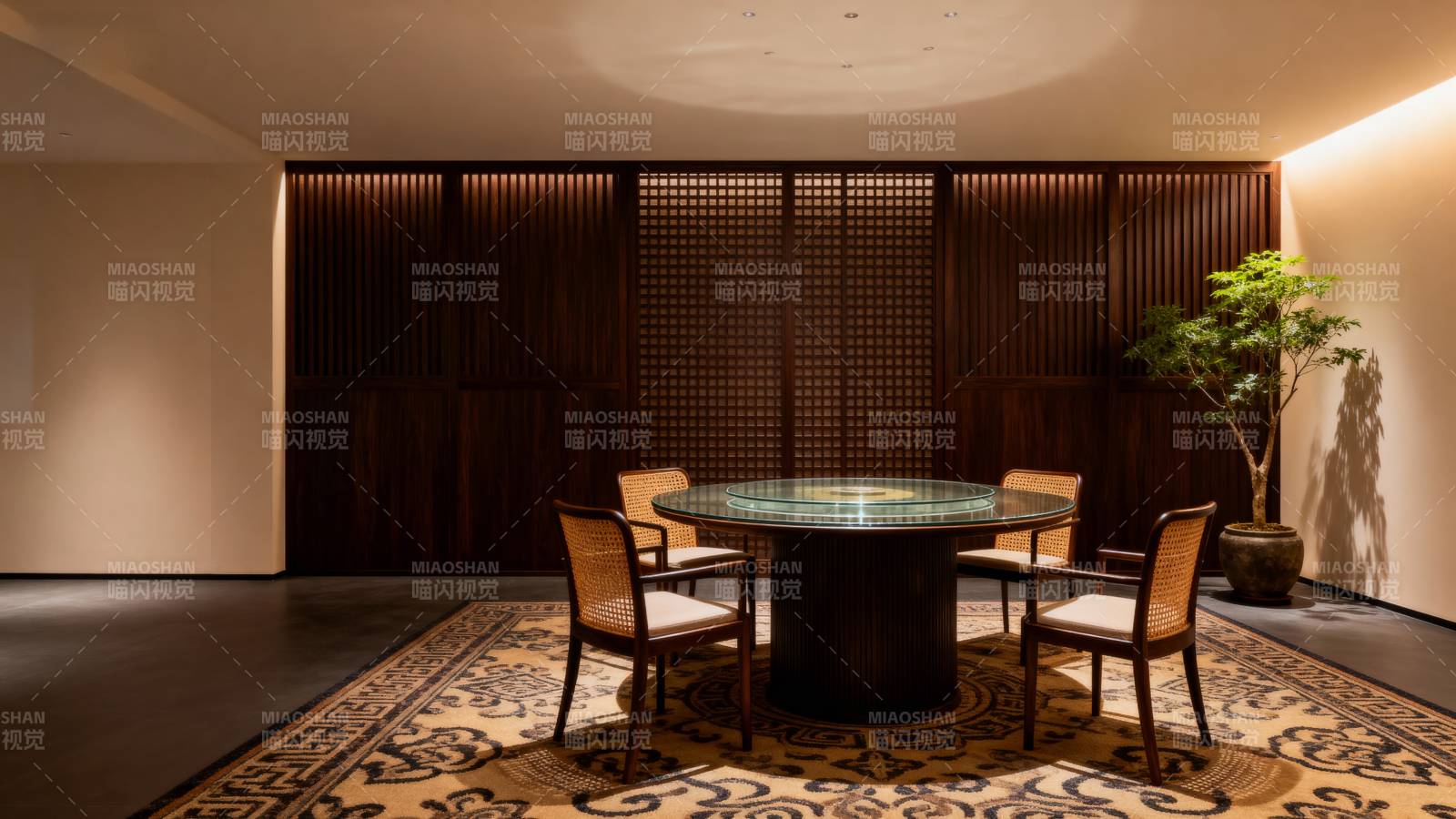 雅致茶室静谧一角图片