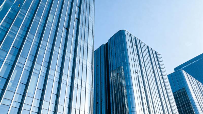 现代都市高楼群图片