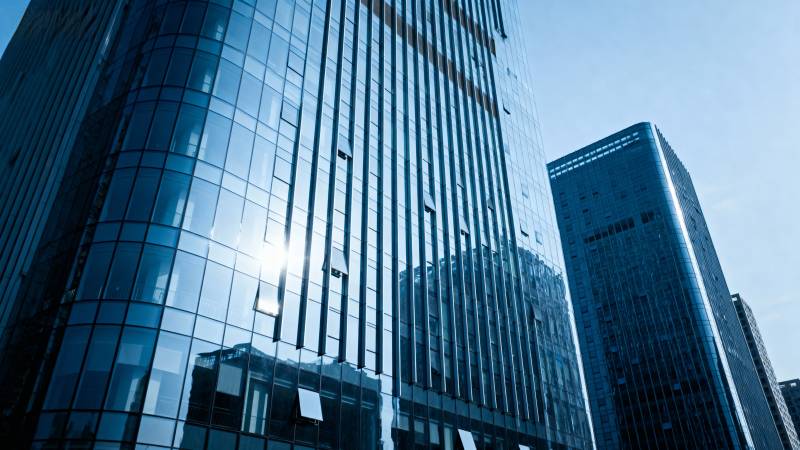 现代都市高楼林立图片