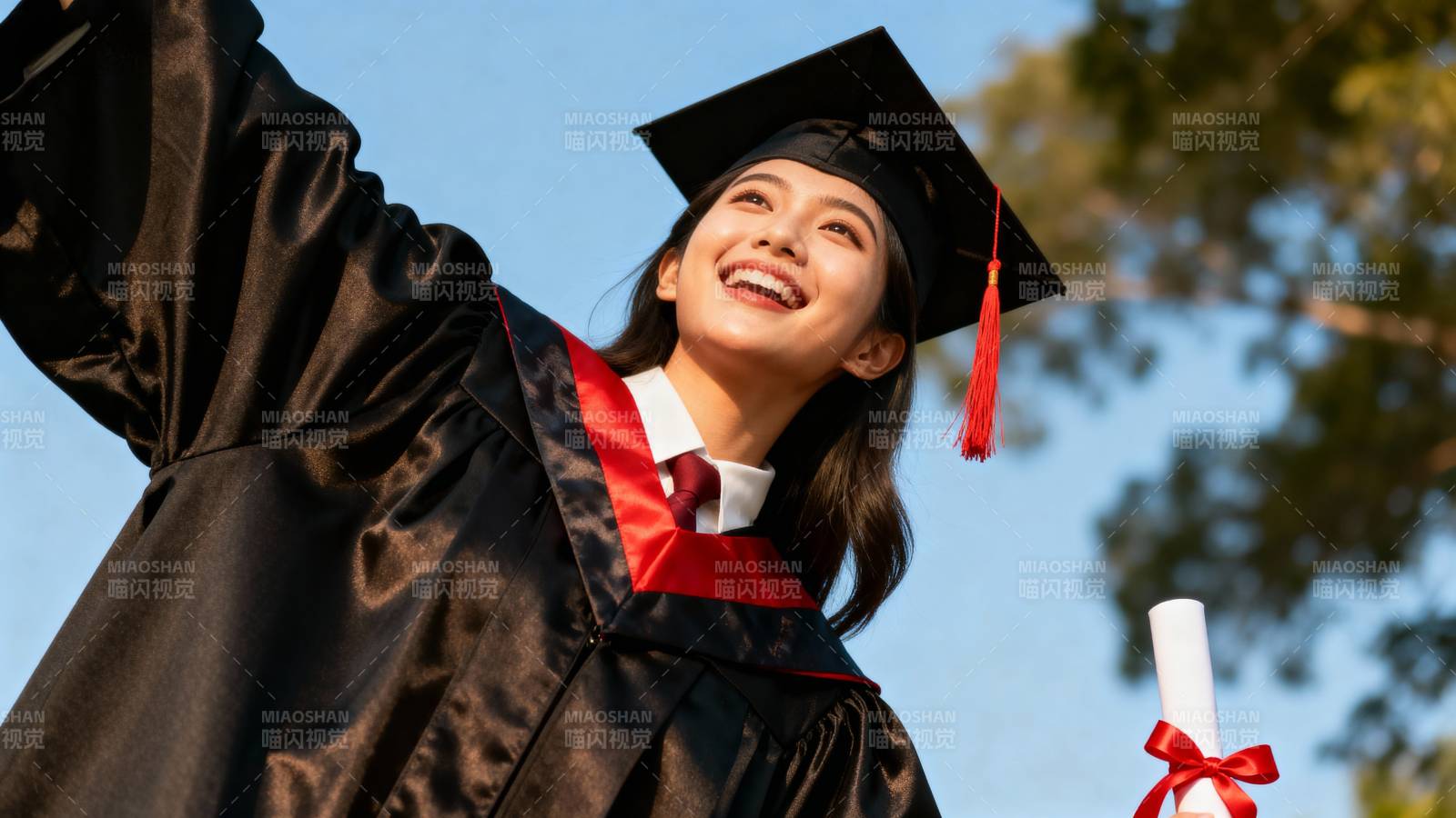 毕业喜悦时刻图片