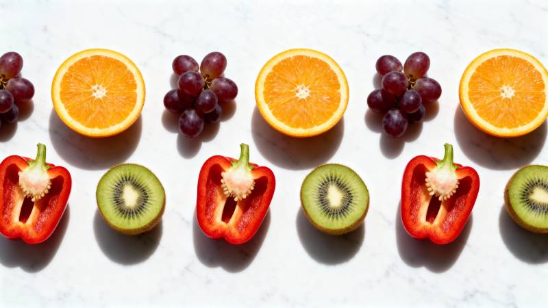 水果蔬菜拼盘图片